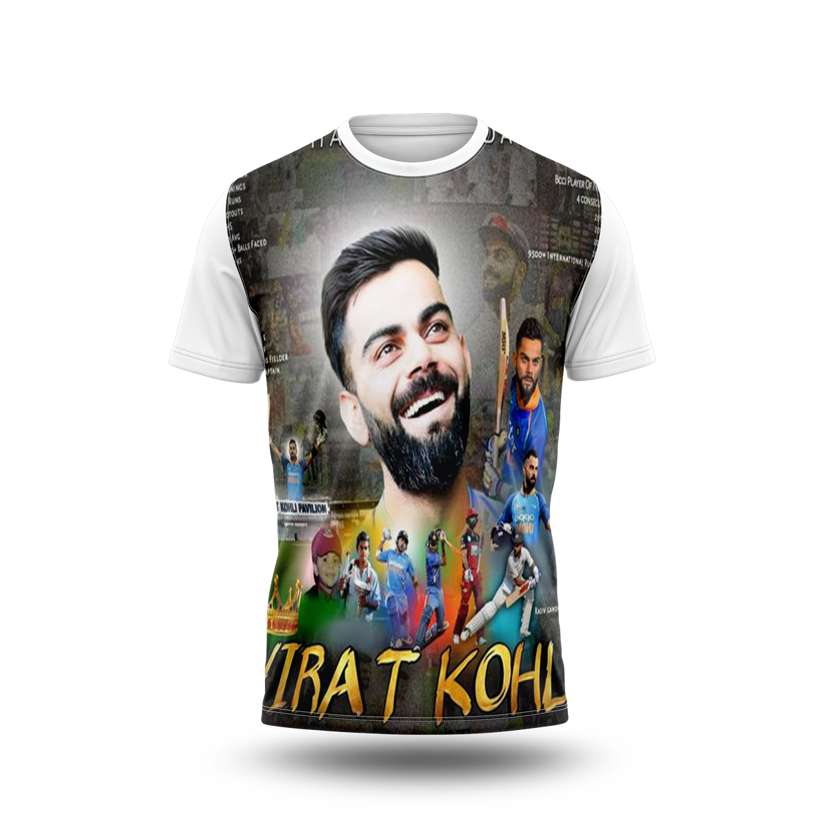 Virat Kohli Photo Printed T-Shirt.