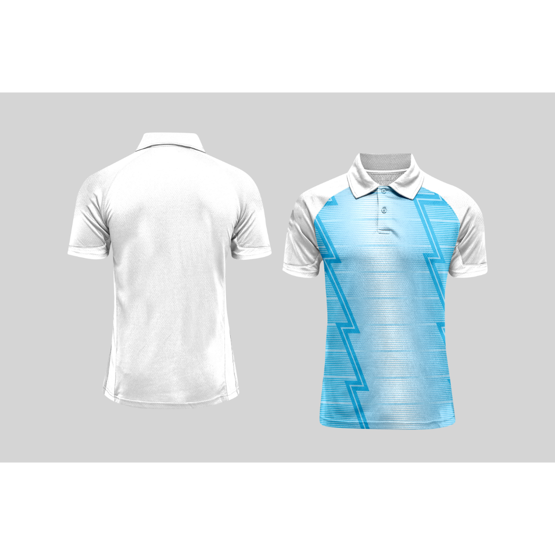 Next Print Cricket Polo Half White Customized Jersey NPCWH00A170