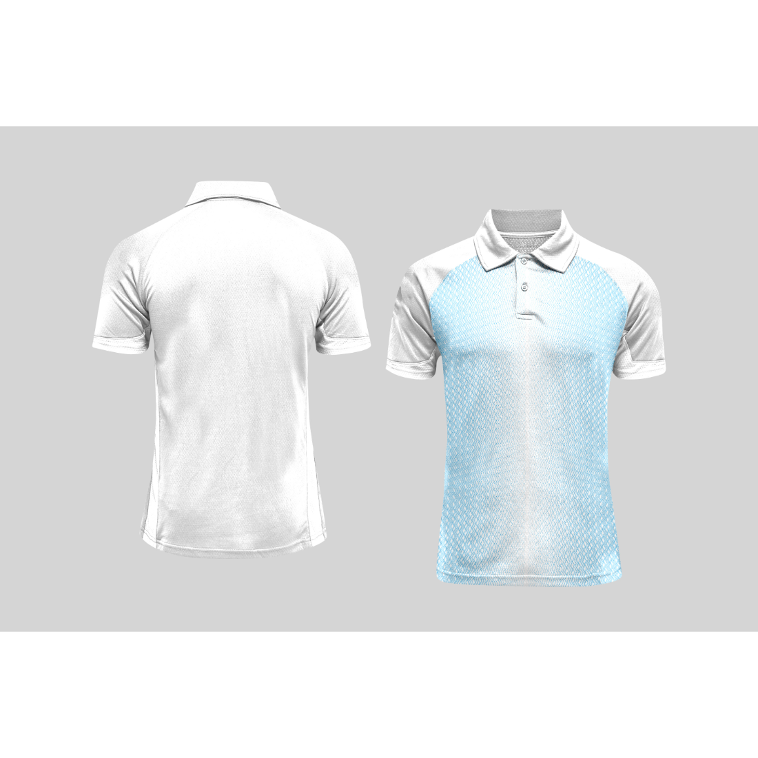 Next Print Cricket Polo Half White Customized Jersey NPCWH00A171