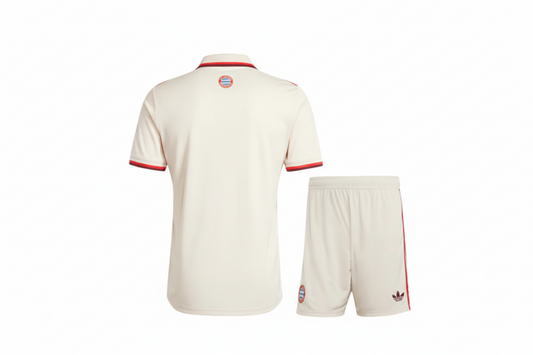 NextPrint Cream Football Jersey Kit with Red Accents – Premium Sublimation Sports Wear
