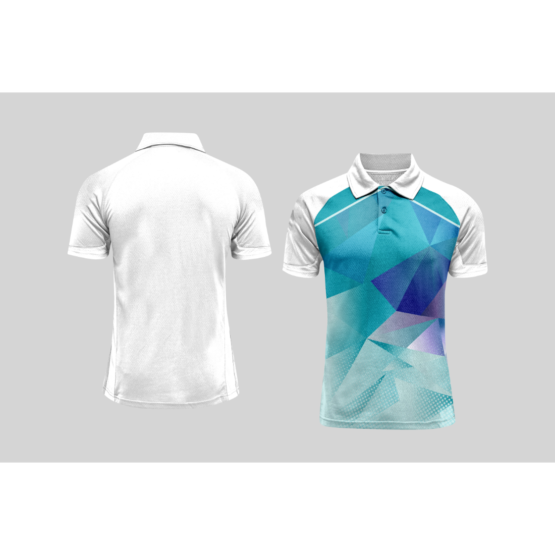 Next Print Cricket Polo Half White Customized Jersey NPCWH00A173