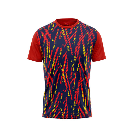 Red Round Neck Half Sleeve Tshirt NextprintrG1182