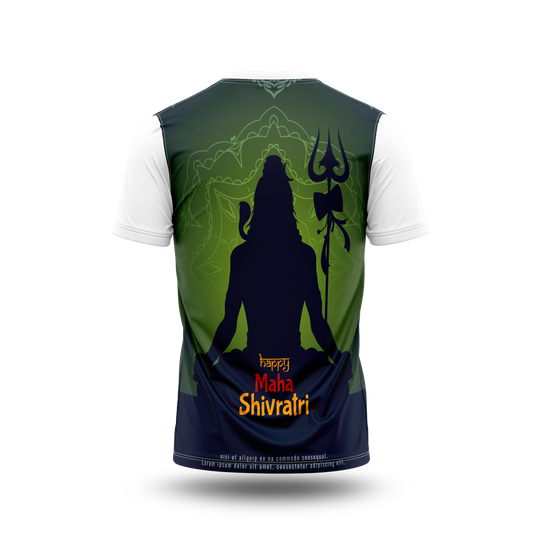 Maha Shivaratri Photo Printed Tshirt
