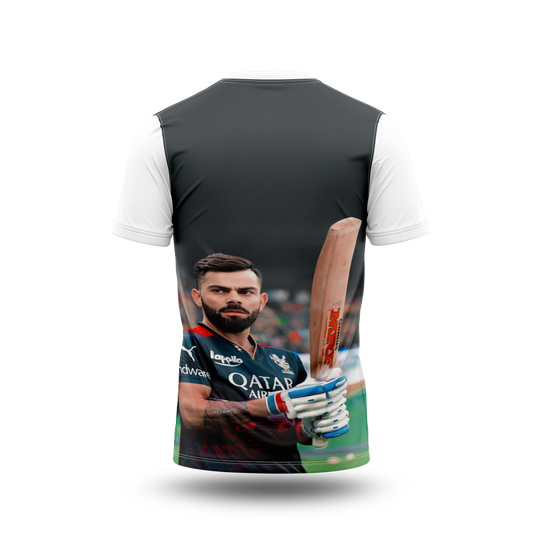 Virat Kohli Photo Printed T-Shirt.