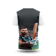 Virat Kohli Photo Printed T-Shirt.