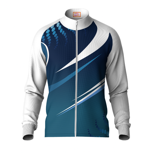 Next Print Printed White Jacket.