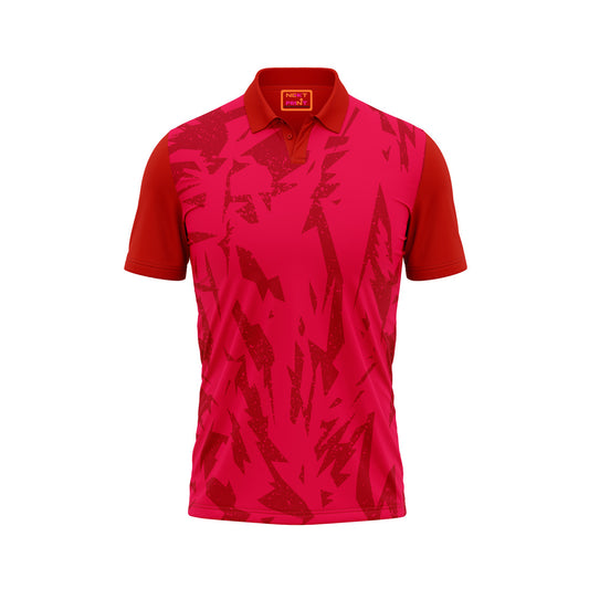 Red Polo Neck Half Sleeve T Shirt Nextprintr250