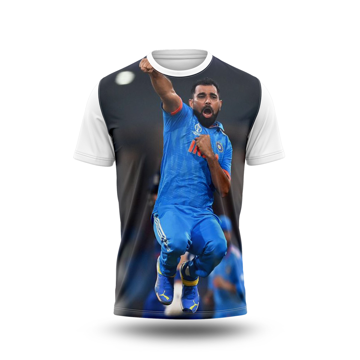 Mohammed Shami Photo Printed T-Shirt.