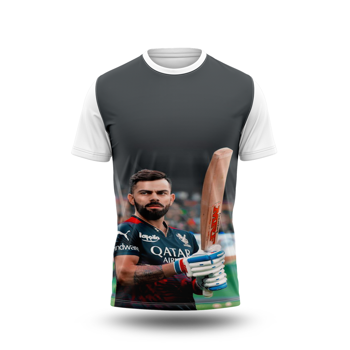 Virat Kohli Photo Printed T-Shirt.