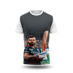 Virat Kohli Photo Printed T-Shirt.