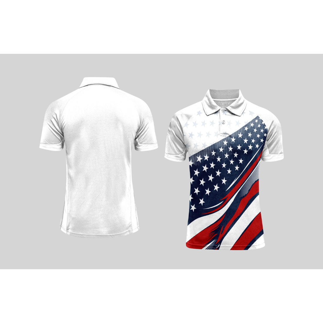 Next Print Cricket Polo Half White Customized Jersey NPCWH00A181