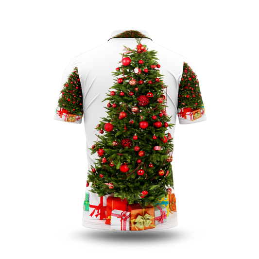 Christmas Tree Printed T-Shirt.