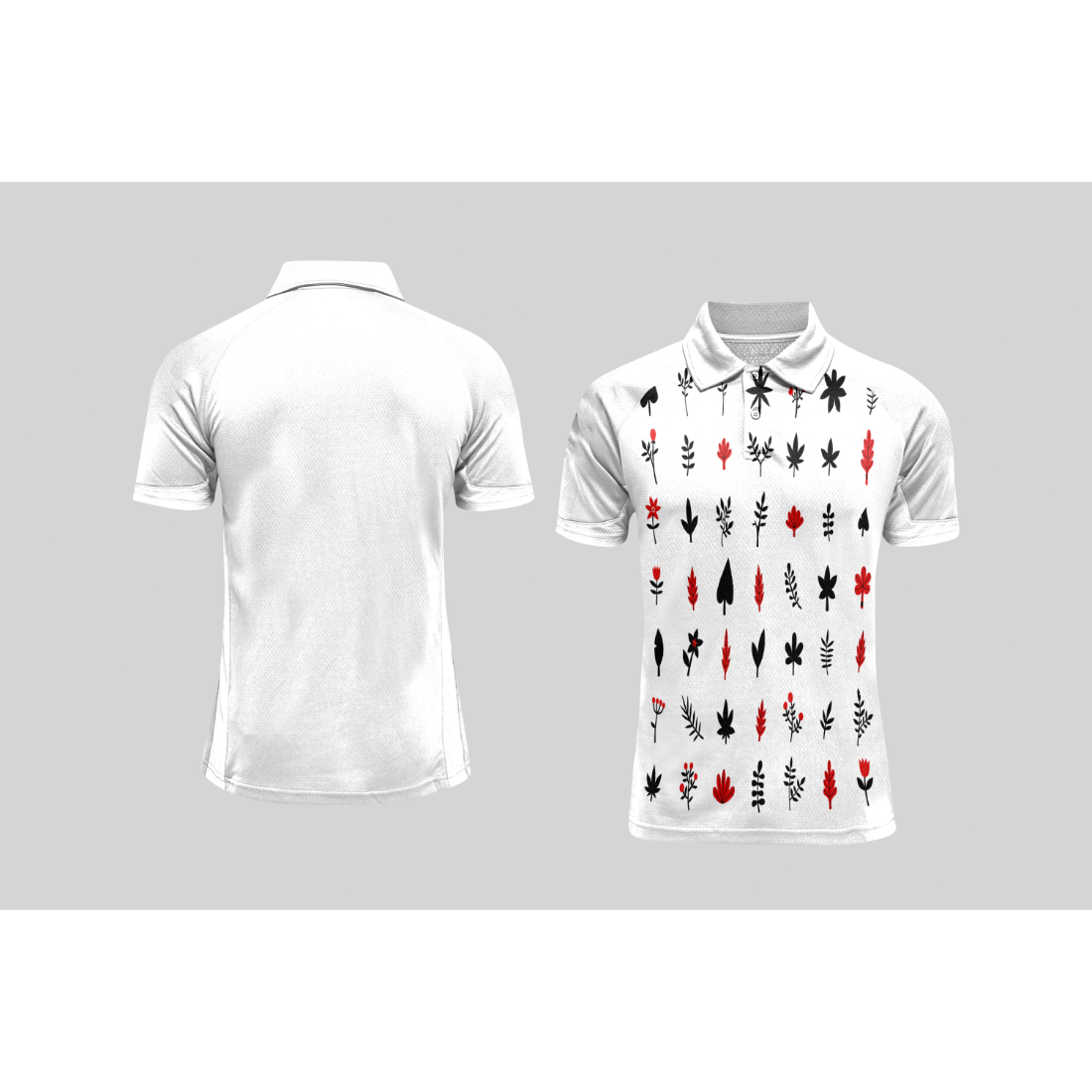 Next Print Cricket Polo Half White Customized Jersey NPCWH00A184