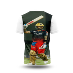 Virat Kohli Photo Printed T-Shirt.