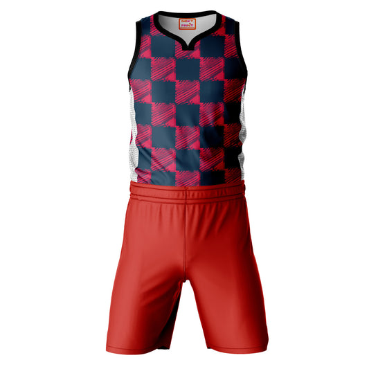 Red Basketball Jaesey With Shorts Nextprintr252