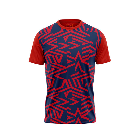 Red Round Neck Half Sleeve Tshirt NextprintrG1289