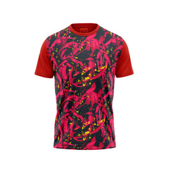 Red Round Neck Half Sleeve Tshirt NextprintrG16