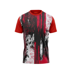 Red Round Neck Half Sleeve Tshirt NextprintrG162