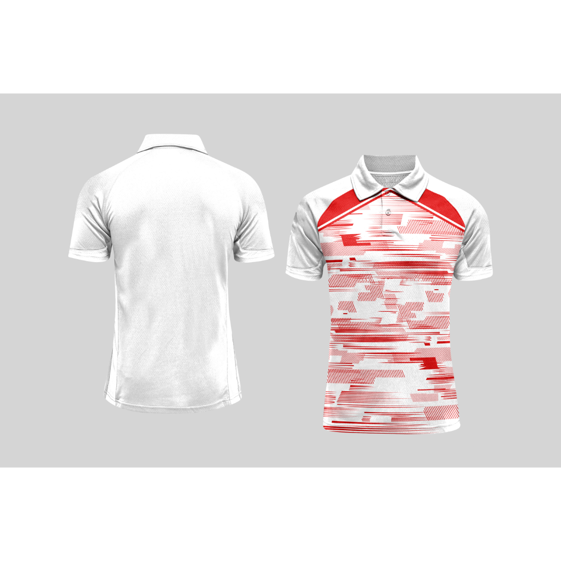 Next Print Cricket Polo Half White Customized Jersey NPCWH00A199