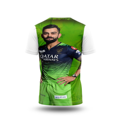 Virat Kohli Photo Printed T-Shirt.