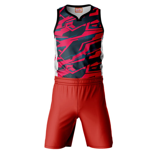 Red Basketball Jaesey With Shorts Nextprintr258