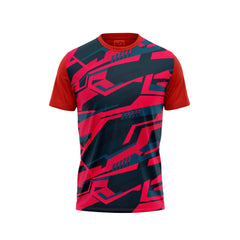 Red Round Neck Half Sleeve Tshirt Nextprintr258