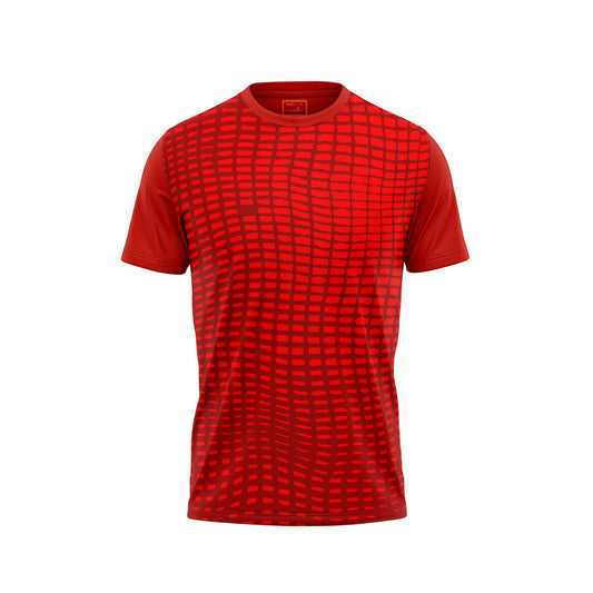 Red Round Neck Half Sleeve Tshirt NextprintrM151