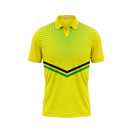 Next Print Customised Polo Neck Yellow Jersey NPTS11