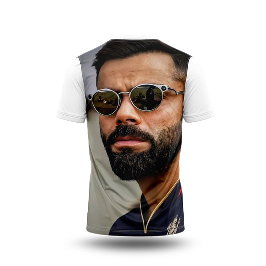Virat Kohli Photo Printed T-Shirt.