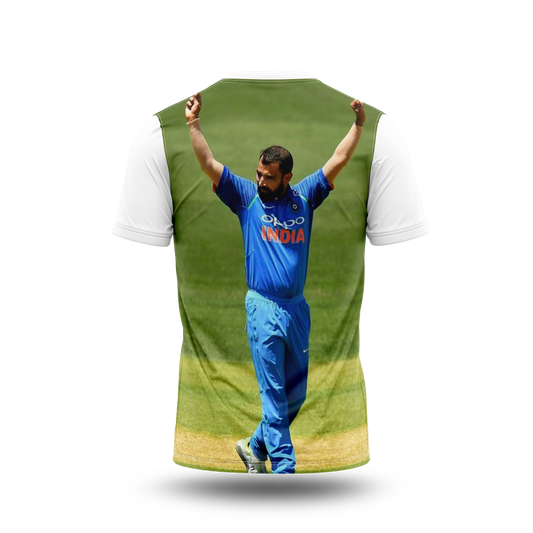 Mohammed Shami Photo Printed T-Shirt.