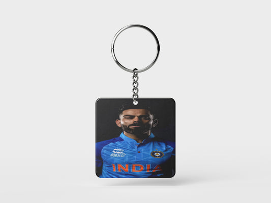 Next Print 2022 virat kohl Square Keychain