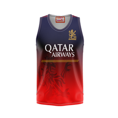 Next Print Customised Ipl Royal Challengers Bengaluru Printed Basketball 2025 Jersey.