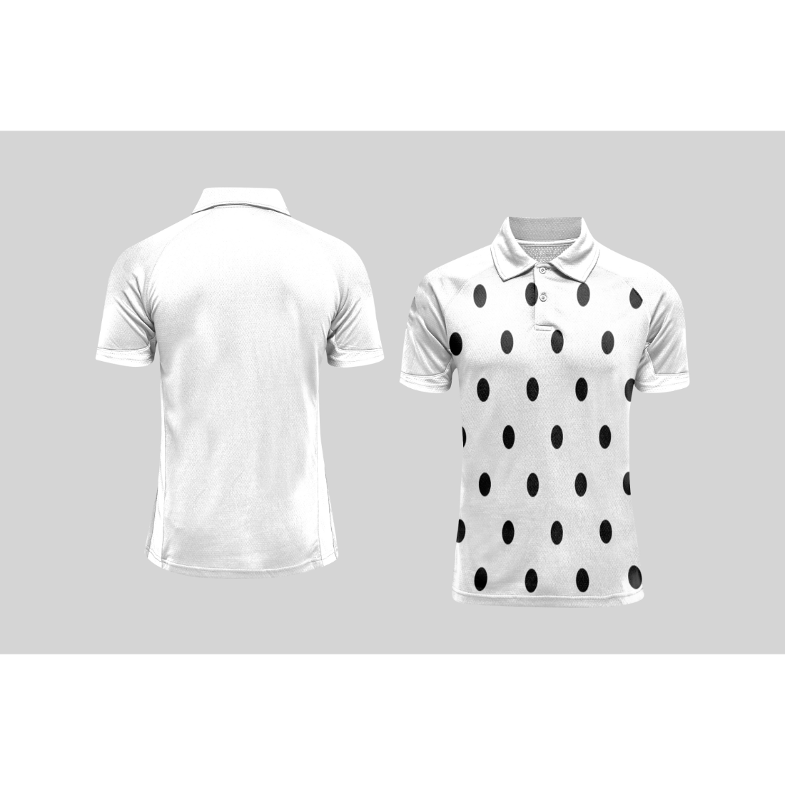 Next Print Cricket Polo Half White Customized Jersey NPCWH00A200