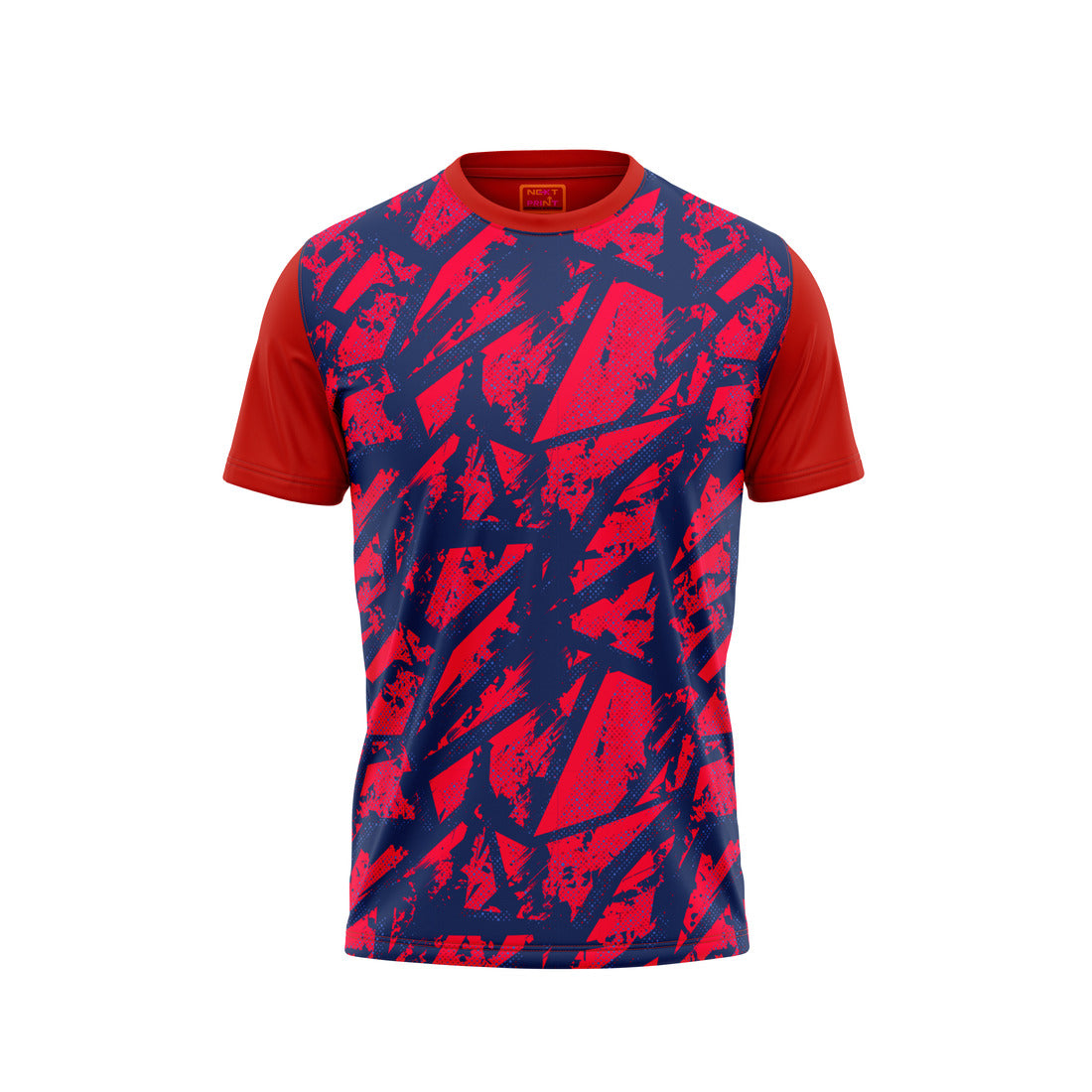 Red Round Neck Half Sleeve Tshirt NextprintrG167