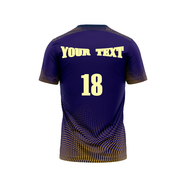 Next Print Ipl Kolkata Customisable Round Neck Jersey With Your Text And Number