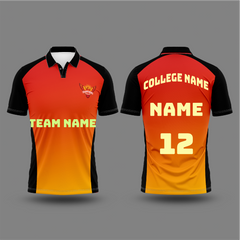 Next Print Ipl Hyderabad Printed Jersey With Name And Number Printed.