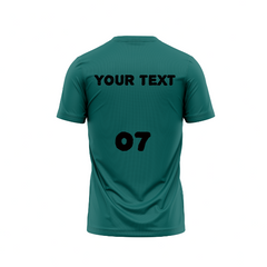 Round Neck Z-Green With Your Text.