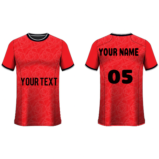 Next Print Customised  Round Neck Jersey With Name & Number.NP0000S2