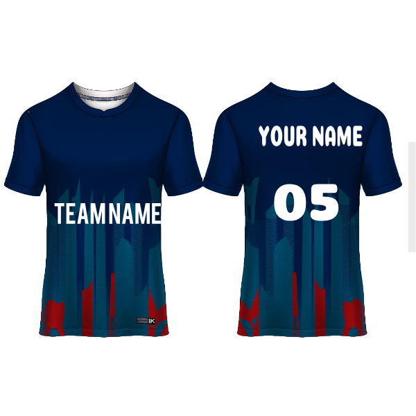 Next Print Customised  Round Neck Jersey With Name & Number. NP0000S44