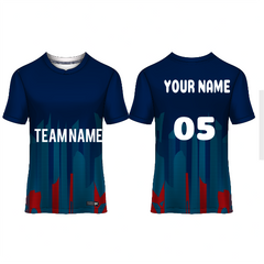 Next Print Customised  Round Neck Jersey With Name & Number. NP0000S44