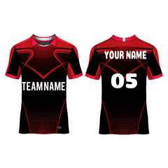 Next Print Customised  Round Neck Jersey With Name & Number. NP0000S23