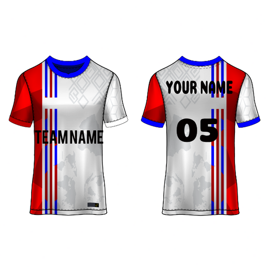 Next Print Customised  Round Neck Jersey With Name & Number. NP0000S7