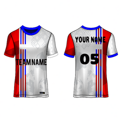 Next Print Customised  Round Neck Jersey With Name & Number. NP0000S7