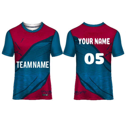 Next Print Customised Round Neck Jersey With Name & Number. NP0000S54