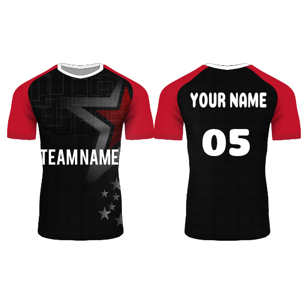 Next Print Customised  Round Neck Jersey With Name & Number. NP0000S57