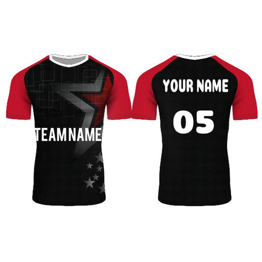 Next Print Customised  Round Neck Jersey With Name & Number. NP0000S57