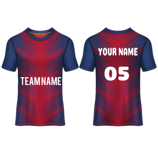 Next Print Customised  Round Neck Jersey With Name & Number. NP0000S68