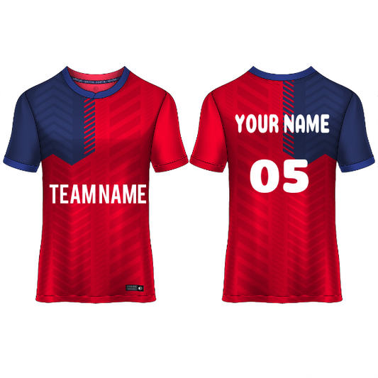 Next Print Customised  Round Neck Jersey With Name & Number. NP0000S70