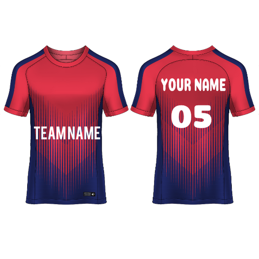 Next Print Customised  Round Neck Jersey With Name & Number. NP0000S66