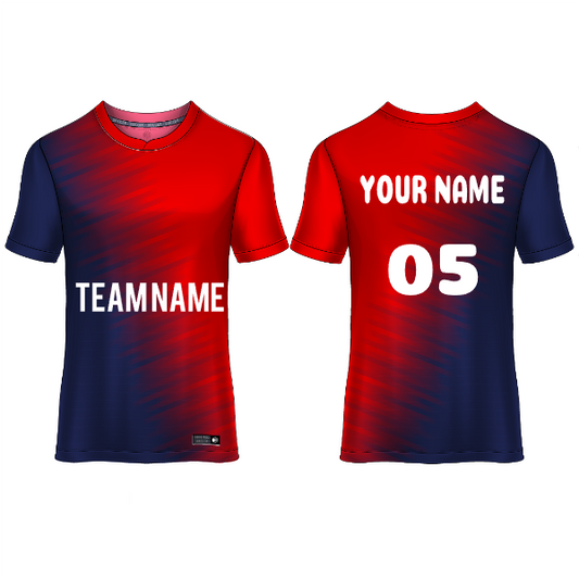 Next Print Customised  Round Neck Jersey With Name & Number. NP0000S73
